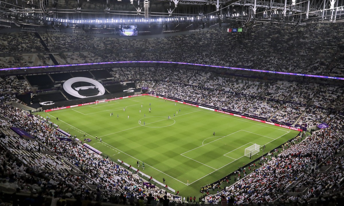 LUSAIL LOSAIL Stadion Arab Super Cup 2022 Endspiel Stadion World Cup 2022 Fussball WM 2022 Katar Fussball WM Stadion beim WORLD CUP 2022 in Doha am 09.09.2022 *** LUSAIL LOSAIL Stadium Arab Super Cup ...