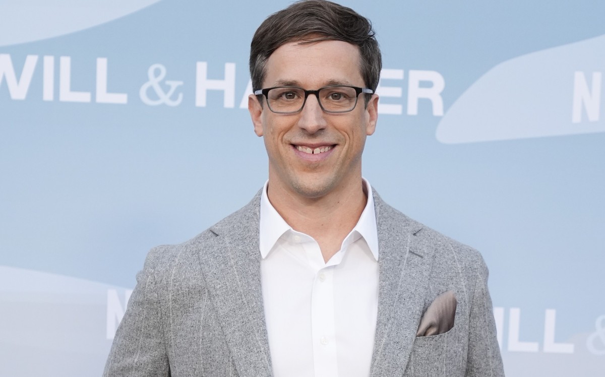 Josh Greenbaum arrives at the premiere of &quot;Will &amp; Harper&quot; on Thursday, Sept. 19, 2024, at the Egyptian Theatre in Los Angeles. (AP Photo/Chris Pizzello)