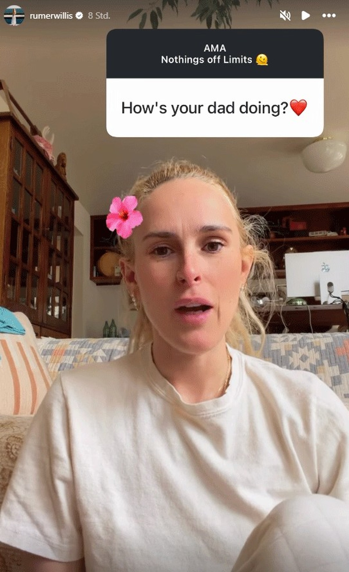 Rumer Willis spricht über ihren Vater.