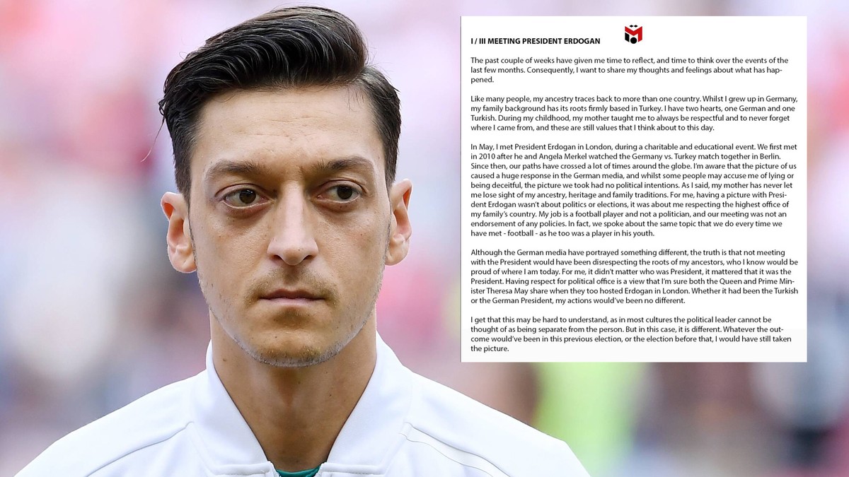 Mesut Özil Tweet Erdogan