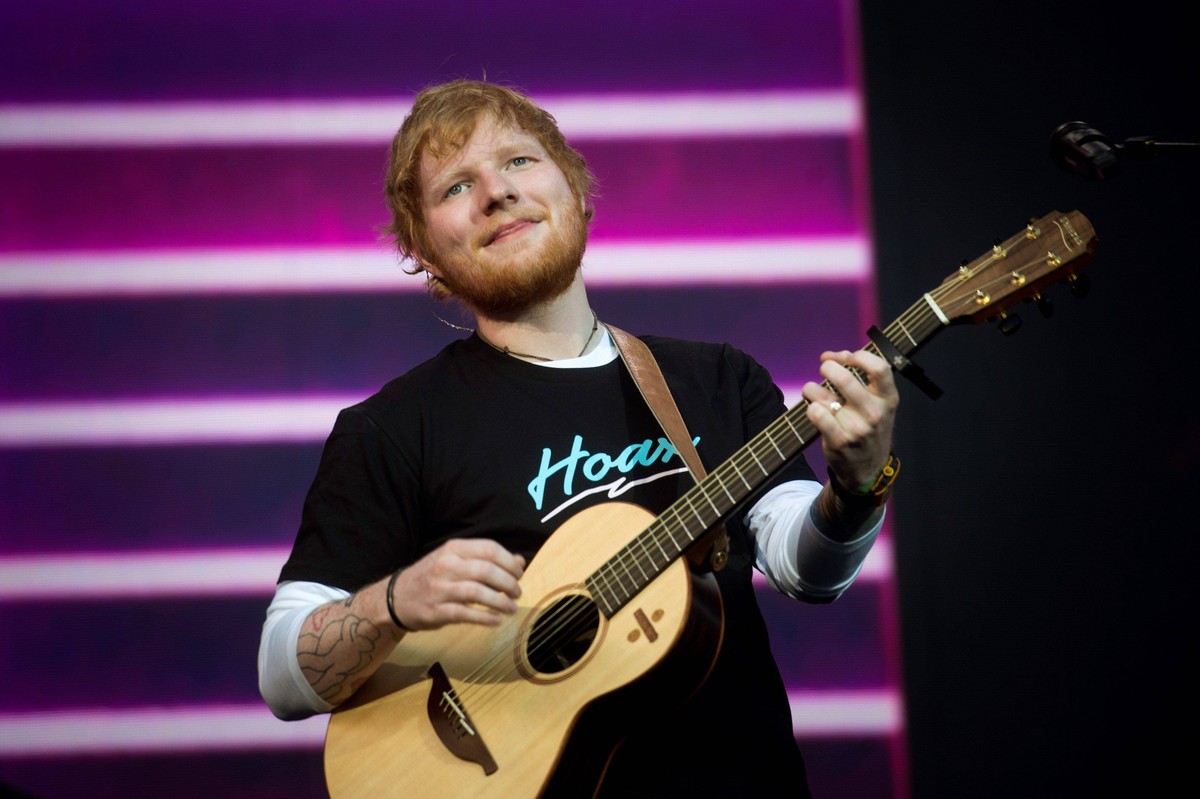 British singer Ed Sheeran performs during a concert at Wanda Metropolitano stadium in Madrid, Spain, 11 June 2019. British singer Ed Sheeran concert in Madrid !ACHTUNG: NUR REDAKTIONELLE NUTZUNG! PUBL ...