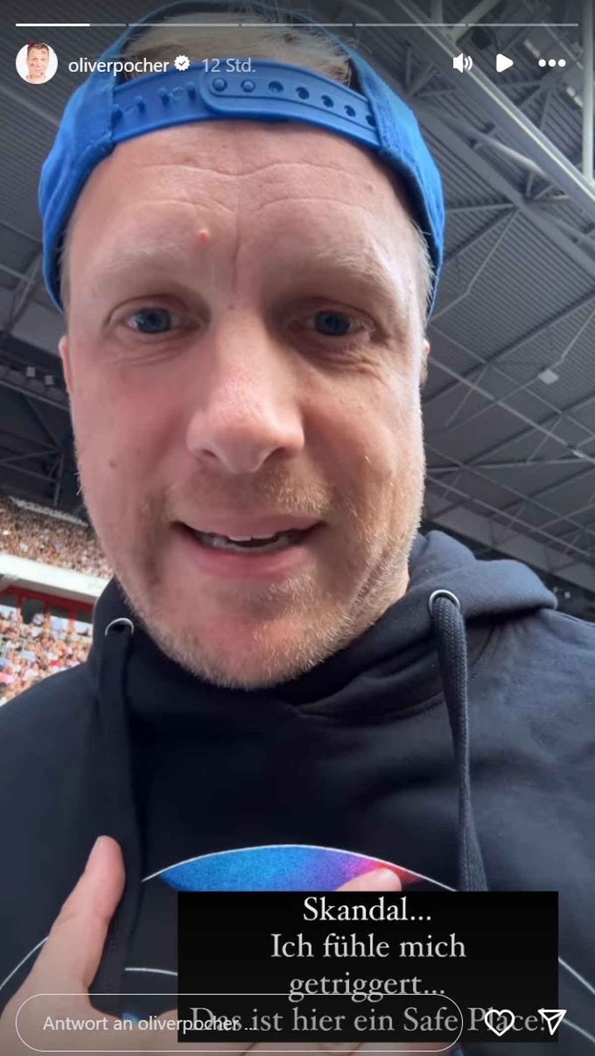 Pochers Video vom Coldplay-Konzert.