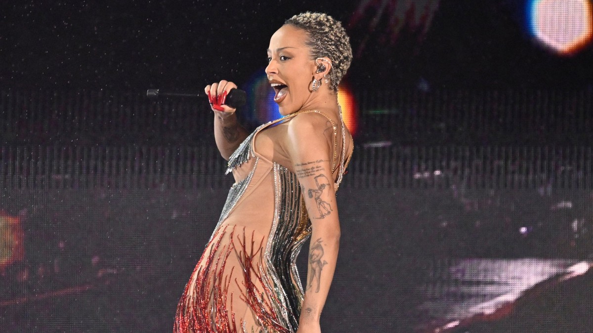 FILE - Doja Cat performs during the Global Citizen Festival in New York on Sept. 28, 2024. (Photo by Evan Agostini/Invision/AP, File)