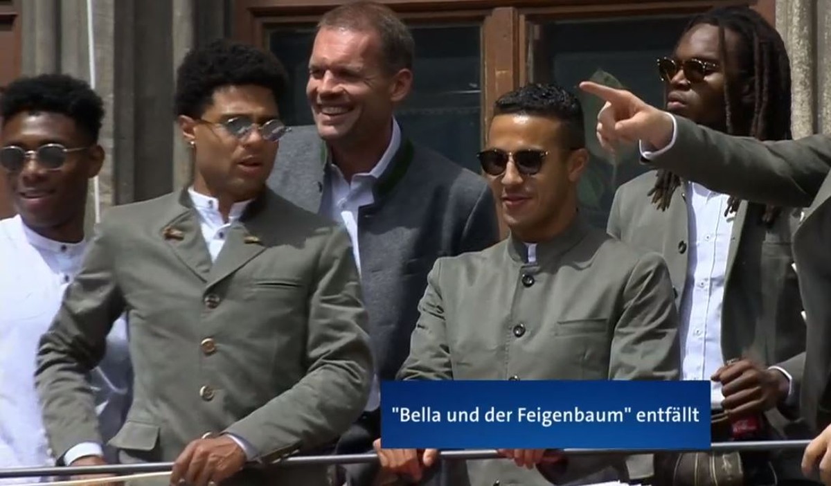 Alaba, Gnabry, Thiago und Sanches waren da etwas hipper unterwegs.
