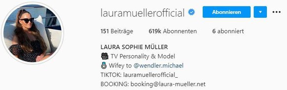Hier ist zu sehen, dass Laura Müller mittlerweile ihre Kontaktadresse geändert hat.