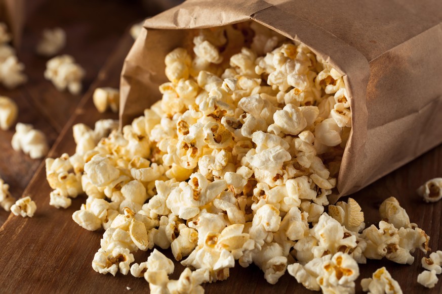 Homemade Kettle Corn Popcorn in a Bag