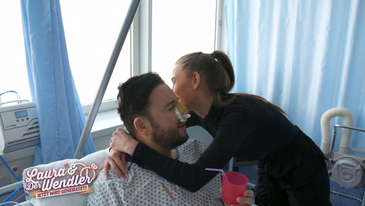 Michael und Laura: Die beiden freuten sich über das Wiedersehen.