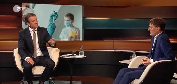 "Ich schätze Markus Lanz": Karl Lauterbach Anfang Juni bei einem Auftritt in der reichweitenstärksten ZDF-Talkshow.