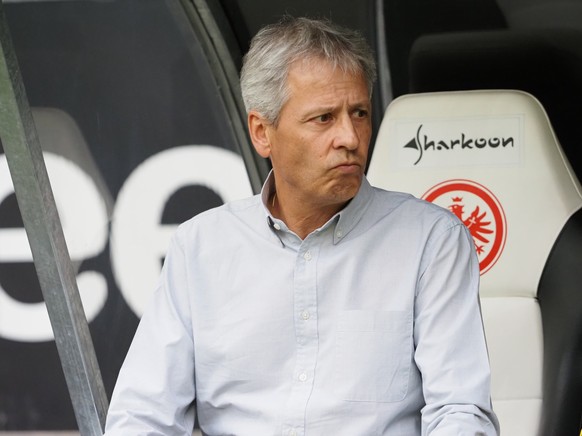 Lucien Favre Borussia Dortmund,Chef-Trainer beim Spiel Eintracht Frankfurt vs. Borussia Dortmund in der 1. Fussball Bundesliga am 22.09.2019. DFL REGULATIONS PROHIBIT ANY USE OF PHOTOGRAPHS AS IMAGE S ...