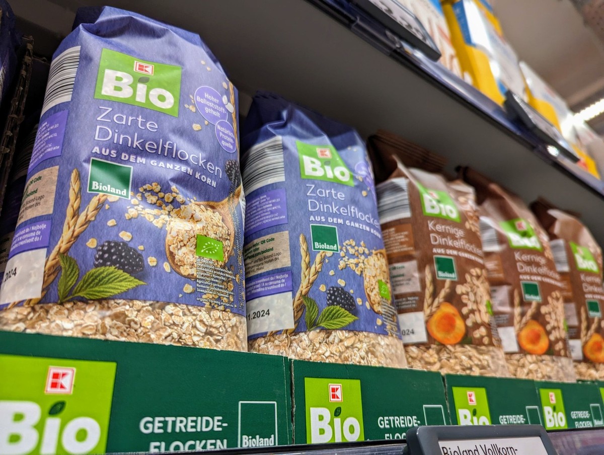 Bei den Preissenkungen stehen diesmal Artikel der Eigenmarke K-Bio im Fokus. Foto: Kaufland / Weiterer Text über ots und www.presseportal.de/nr/111476 / Die Verwendung dieses Bildes für redaktionelle  ...
