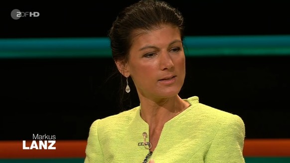 Sahra Wagenknecht (Linke) übt harte Kritik an der Union.