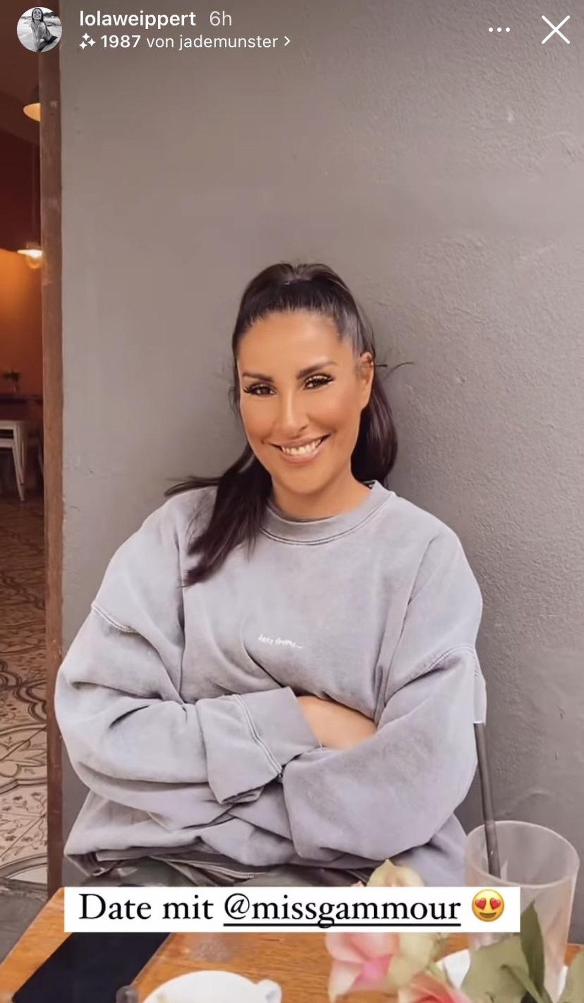 Lola Weippert hat in ihrer Story auch eine Aufnahme von dem gemeinsamen Treffen geteilt.
