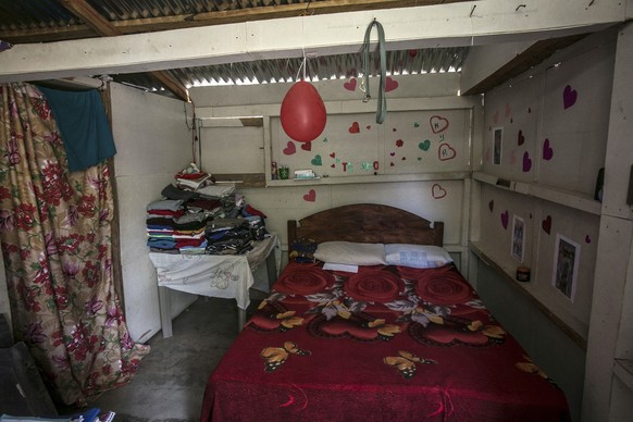The interior of the one-room home of a young woman, who said she went through her abortion here alone the previous year by taking pills, stands in an unidentified mountainous area of western Honduras, ...