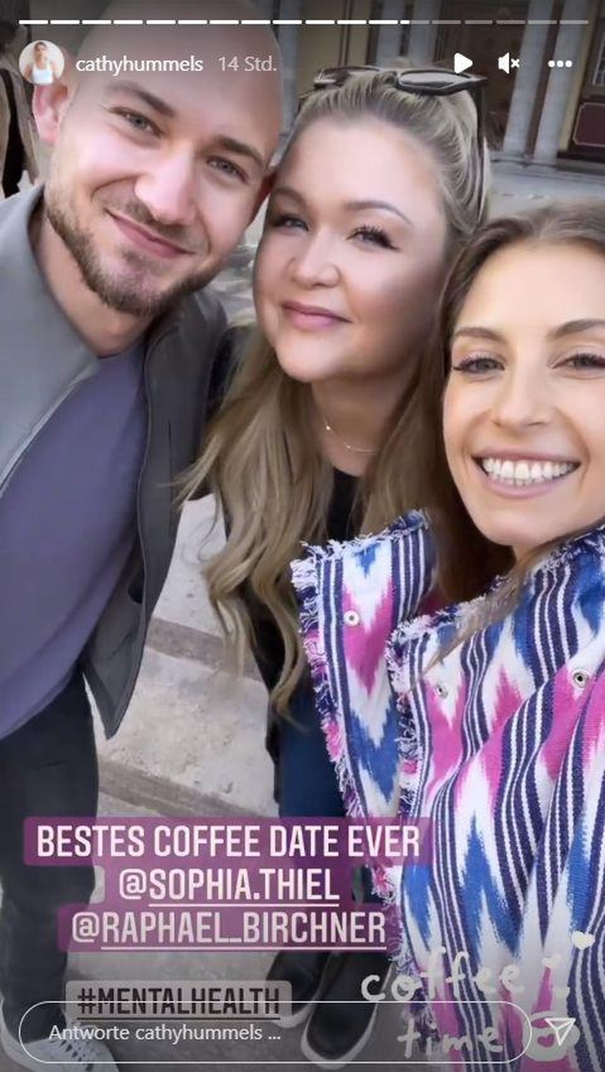 Cathy Hummels verbrachte einen tollen Tag mit Sophia und Raphael.