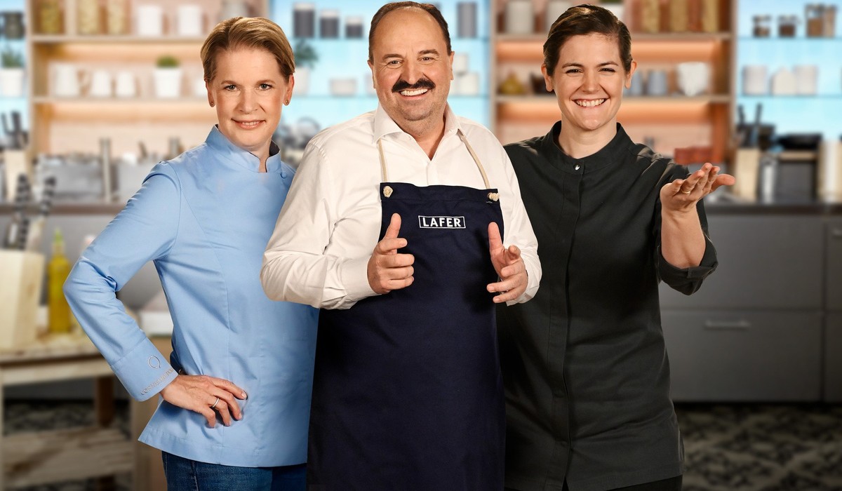Von links: Cornelia Poletto, Johann Lafer, Viktoria Fuchs