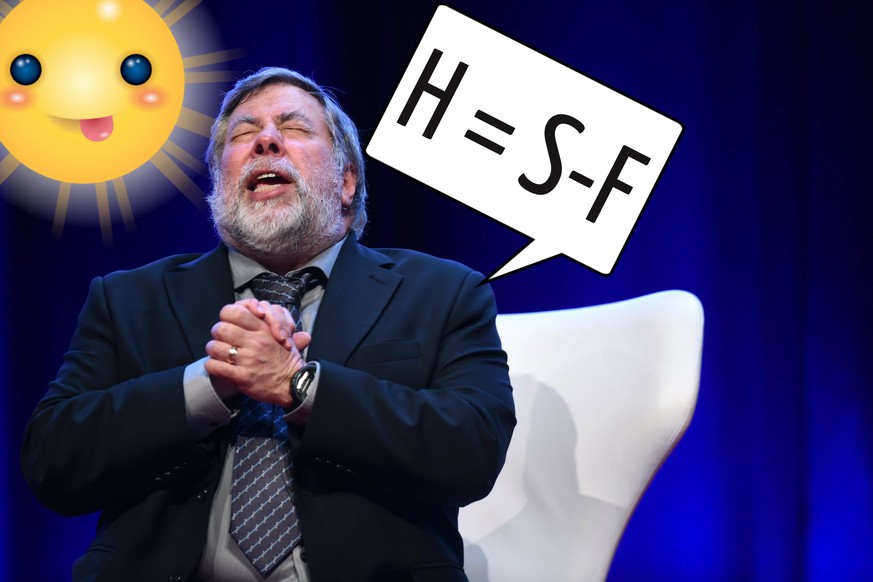 Steve Wozniak hat seine ganz eigene Lebensformel.