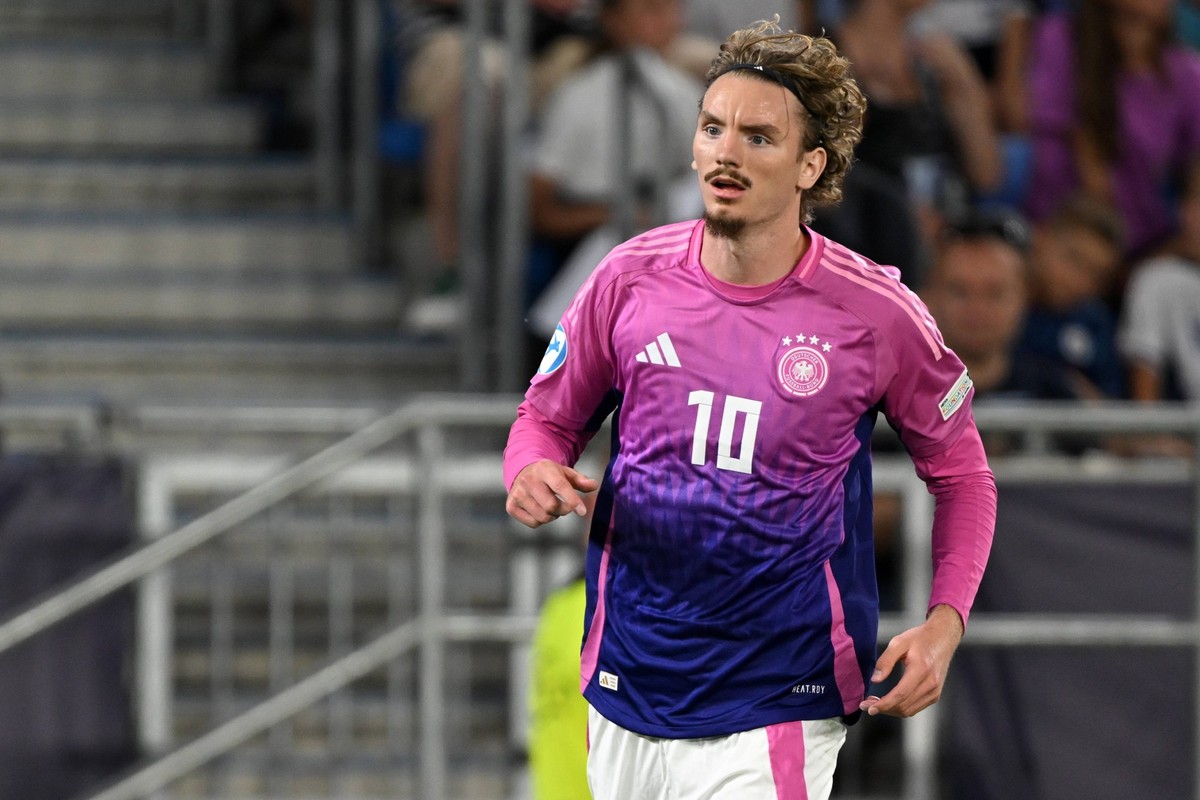 BRATISLAVA - Nick Woltemade of Germany U21, U 21 at the National Football Stadium during the Under-21 European Championship, EM, Europameisterschaft final between Young England and Young Germany. ANP ...