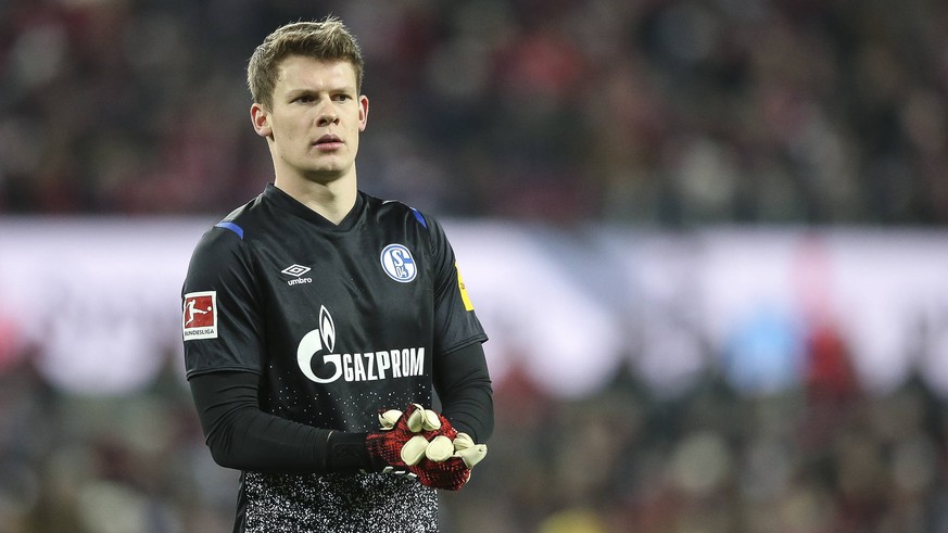 Alexander Nübel im Schalke-Dress. Zur kommenden Saison wechselt der Torwart zum FC Bayern.