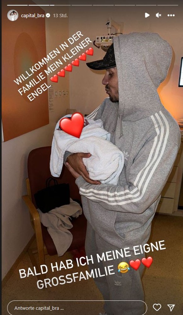 Der Rapper veröffentlichte bereits ein Foto mit seiner Tochter.