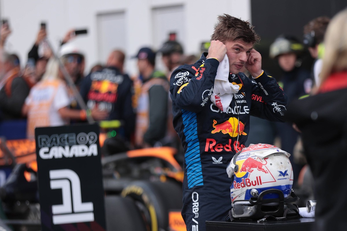 Circuit Gilles-Villeneuve 1 Max Verstappen ndl Oracle Red Bull Racing aut Red Bull RB20 Honda RBPT, during the 2024 Formula 1 Canadian Grand Prix, 9th round of the 2024 Formula 1 World Championship, W ...