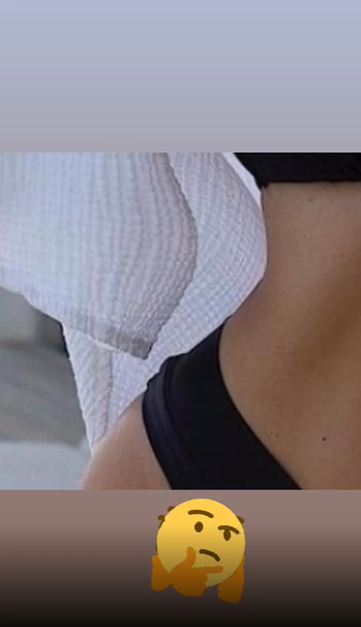 Oliver Pocher postete eine Nahaufnahme der Taille.