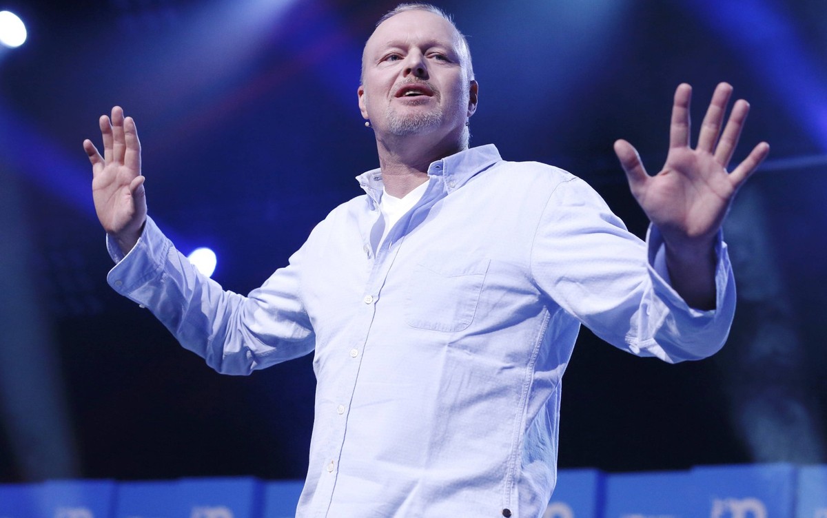 Stefan Raab / bei Bits and Pretzels am 24. September 2017 im International Congress Center M
