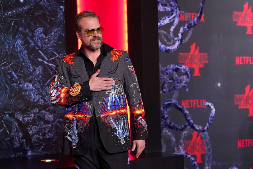David Harbour at arrivals for STRANGER THINGS Season 4 Premiere in NYC, Netflix Studios Brooklyn, Brooklyn, NY May 14, 2022. Photo By: Kristin Callahan/Everett Collection