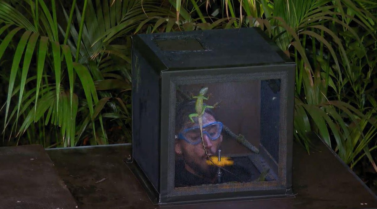 Mike Heiter pustete den Stern einfach so lange an, bis er oben war.