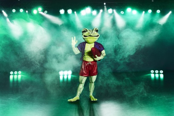 Titel: The Masked Singer;
Person: Der Frosch;
Copyright: ProSieben/Marc Rehbeck;
Fotograf: Marc Rehbeck;
Bildredakteur: Jürgen Morgenroth;
Dateiname: 2093772.jpg;
Rechtehinweis: ACHTUNG: BITTE BEACHTE ...