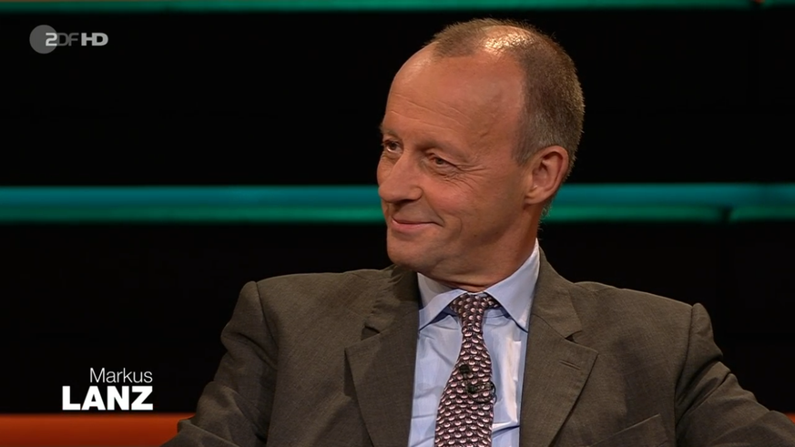 Friedrich Merz ließ sich von Markus Lanz' Fragen nicht in seiner guten Laune bremsen.