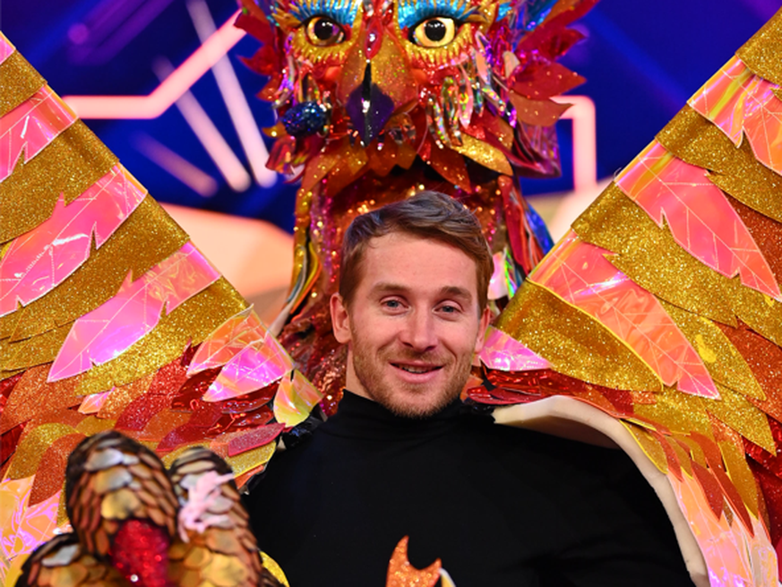 Samuel Koch erreichte bei "The Masked Singer" im Phönix-Kostüm den siebten Platz.