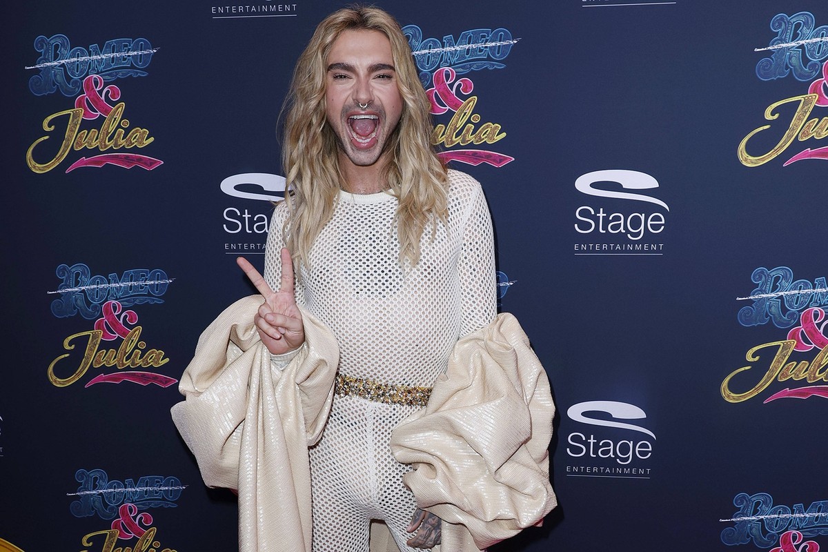 Bill Kaulitz bei der Premiere vom Musical & Julia am 30.10.2024 im Stage Operettenhaus in Hamburg & Julia Musical Premiere in Hamburg *** Bill Kaulitz at the premiere of the musical Julia on 3 ...