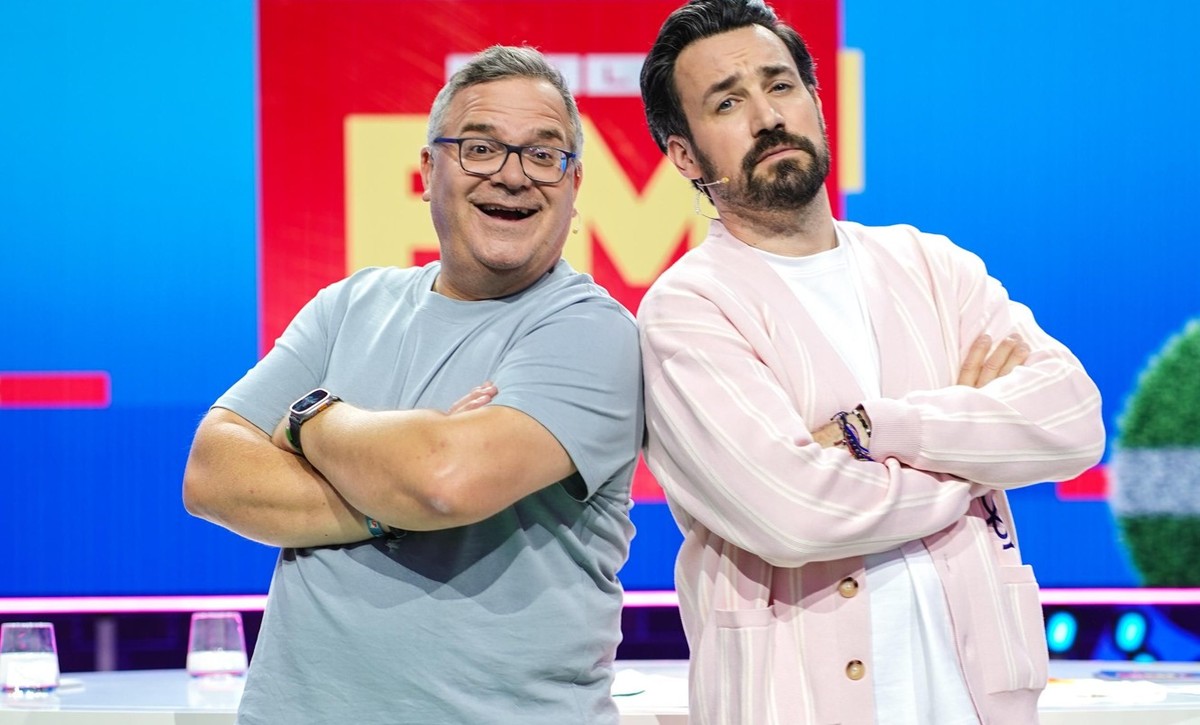 Die Moderatoren Elton (l.) und Jan K
