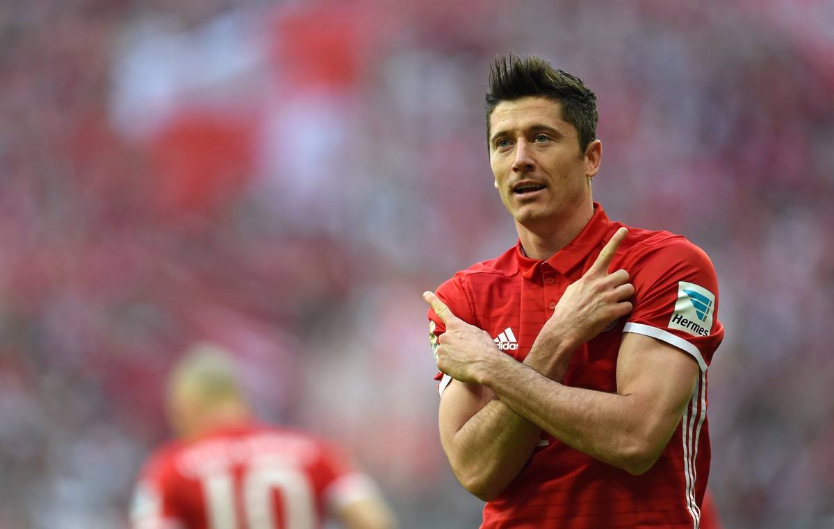 Lewandowskis ikonische Jubel