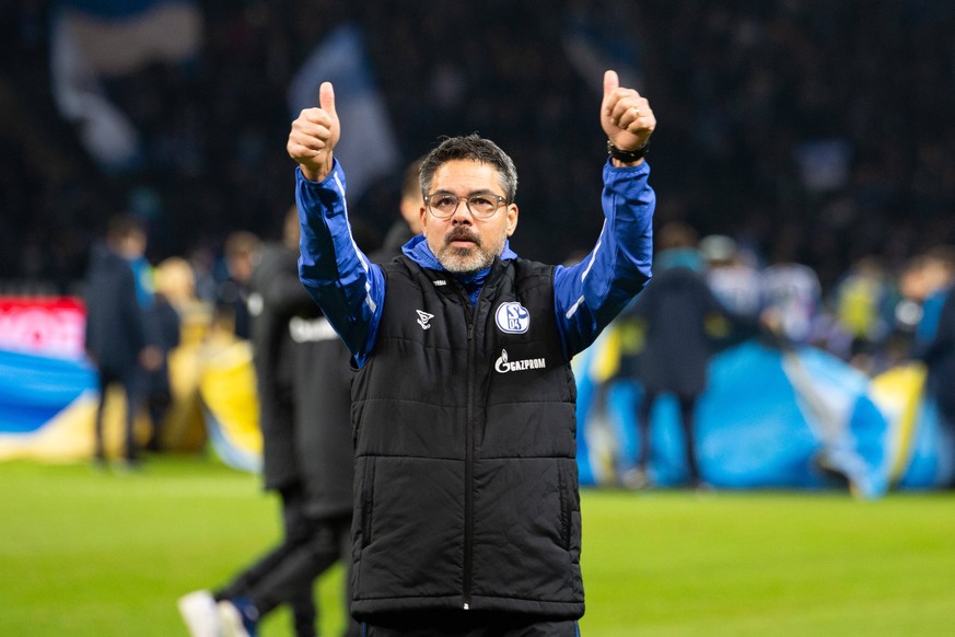 David Wagner - S04, Hertha BSC vs Schalke 04, 31.01.2020, DFL regulations prohibit any use of photographs as image sequences and/or quasi-video, GER, Berlin, 31.01.20, Hertha BSC vs Schalke, Fussball, ...