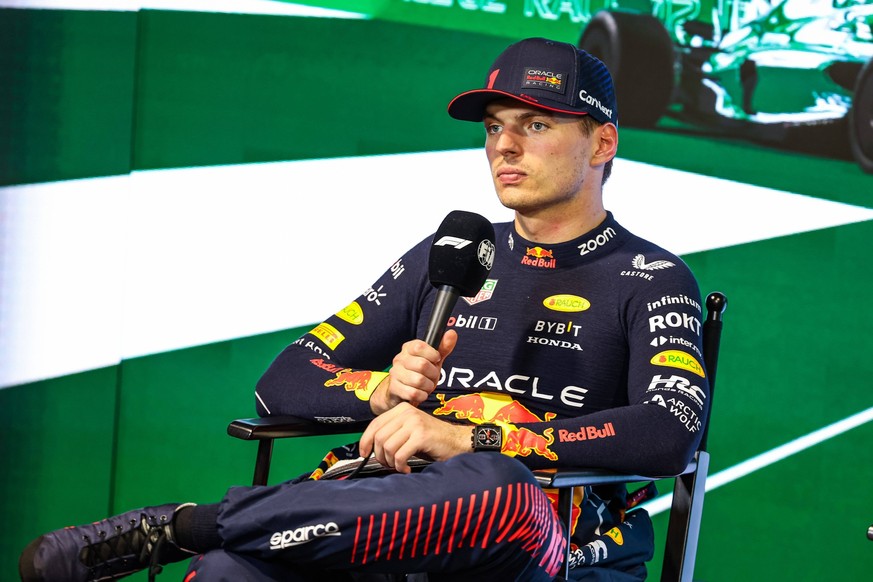 VERSTAPPEN Max ned, Red Bull Racing RB19, portrait during the Formula 1 STC Saudi Arabian Grand Prix 2023, 2nd round of the 2023 Formula One World Championship, WM, Weltmeisterschaft from March 17 to  ...