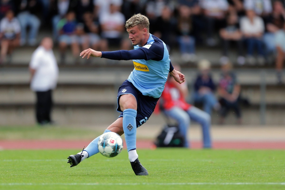 Moenchengladbach, Germany 10.07.2019, Freundschaftsspiel, Testspiel, 1.FC Moenchengladbach - Borussia Moenchengladbach, Michael Cuisance (Moenchengladbach) in Aktion ( Defodi-09-542-002656 *** Moenche ...