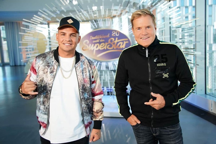 Pietro Lombardi und Dieter Bohlen sitzen in der Jury von "Deutschland sucht den Superstar"