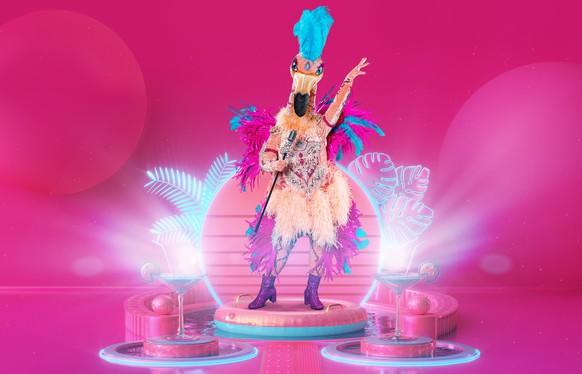 Titel: The Masked Singer; Person: Der Flamingo; Copyright: ProSieben/Willi Weber; Fotograf: Willi Weber; Dateiname: 2195031.jpg; Rechtehinweis: Dieser glamour