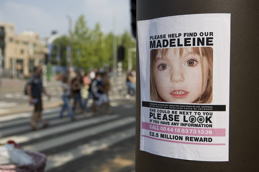 Das britische Mädchen Madeleine Beth McCann, genannt Maddie, verschwand am 3. Mai 2007.