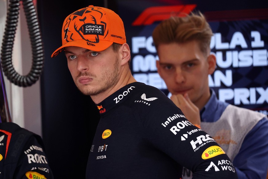F1 Gran Prix of Belgium Max Verstappen of Red Bull Racing in the box before the F1 Grand Prix of Belgium at Spa Francorchamps on July 30, 2023 Stavelot, Belgium. Stavelot Spa Francorchamps Belgium Cop ...