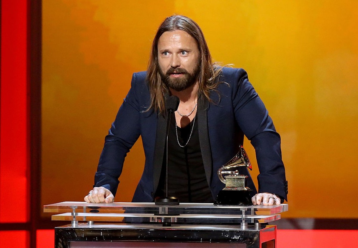 LOS ANGELES, CA - FEBRUARY 08: Music producer Max Martin speaks onstage during The 57th Annual GRAMMY Awards premiere ceremony at STAPLES Center on February 8, 2015 in Los Angeles, California. (Photo  ...