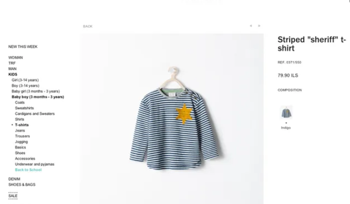 Zara hat das umstrittene Shirt nach dem Shitstorm aus dem Verkauf genommen.