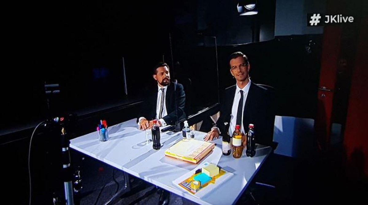 Das Setting: So sah am Ende das Studio aus.