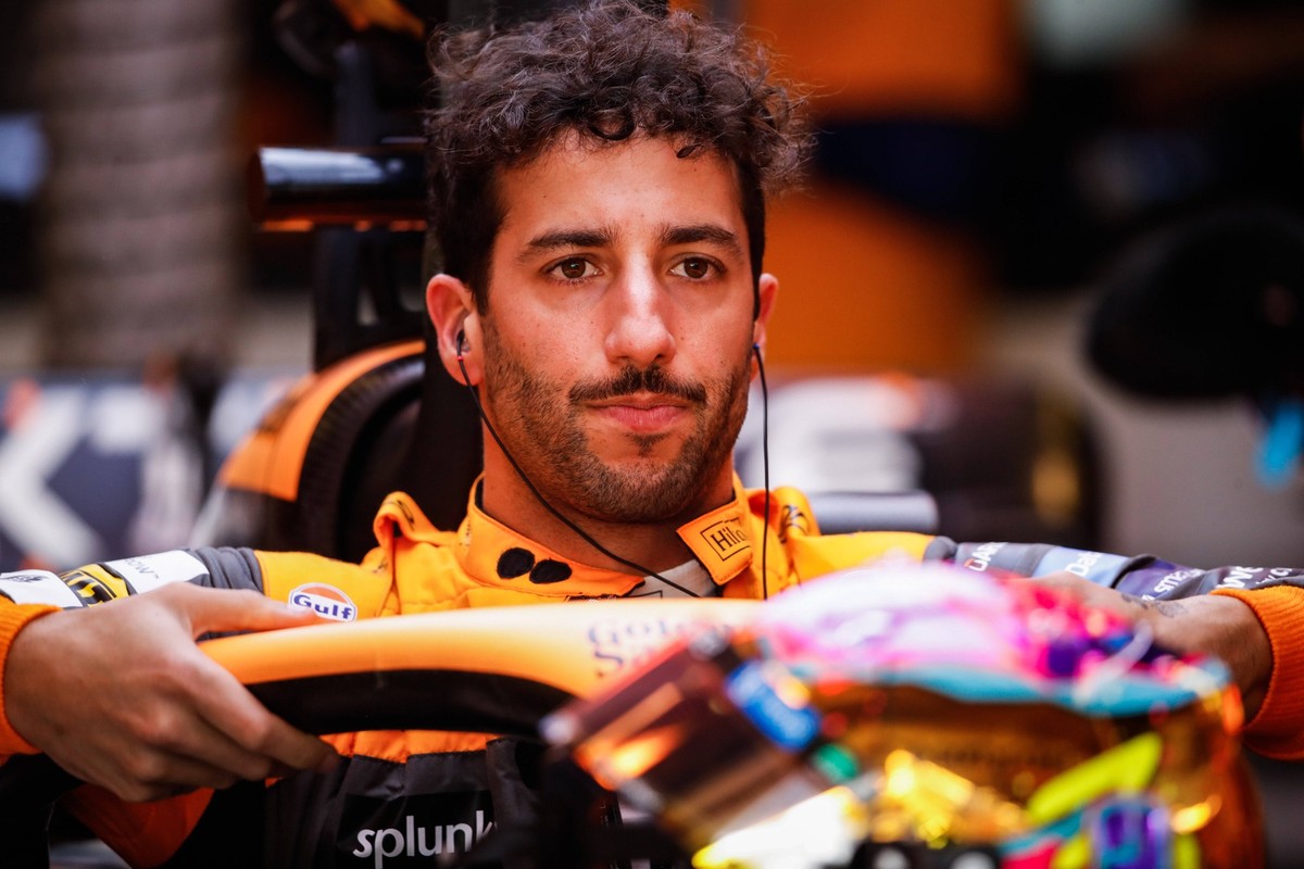 RICCIARDO Daniel aus, McLaren F1 Team MCL36, portrait during the Formula 1 Etihad Airways Abu Dhabi Grand Prix 2022, 22nd round of the 2022 FIA Formula One World Championship, WM, Weltmeisterschaft fr ...