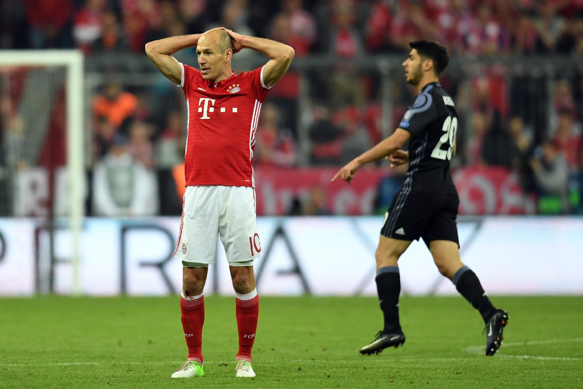 Arjen Robben fassungslos