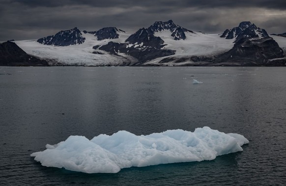 SVALBARD AND JAN MAYEN - JULY 26: A view of the glaciers around the Spitsbergen Island during the 3rd National Arctic Scientific Research Expedition of Turkiye, in Svalbard and Jan Mayen, on July 26,  ...