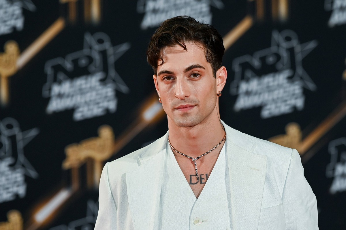 NRJ Music Awards 2024 Damiano David 26th NRJ Music Awards on November 01, 2024, in Cannes, France 311083 2024 11 01 PUBLICATIONxNOTxINxFRAxBEL Copyright: xLionelxGuericolas/MPPx STAR_311083_066