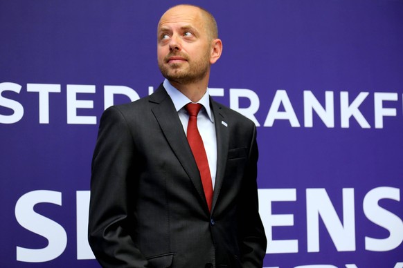 Christian Bruch beim Börsengang von Siemens Energy im September 2020.