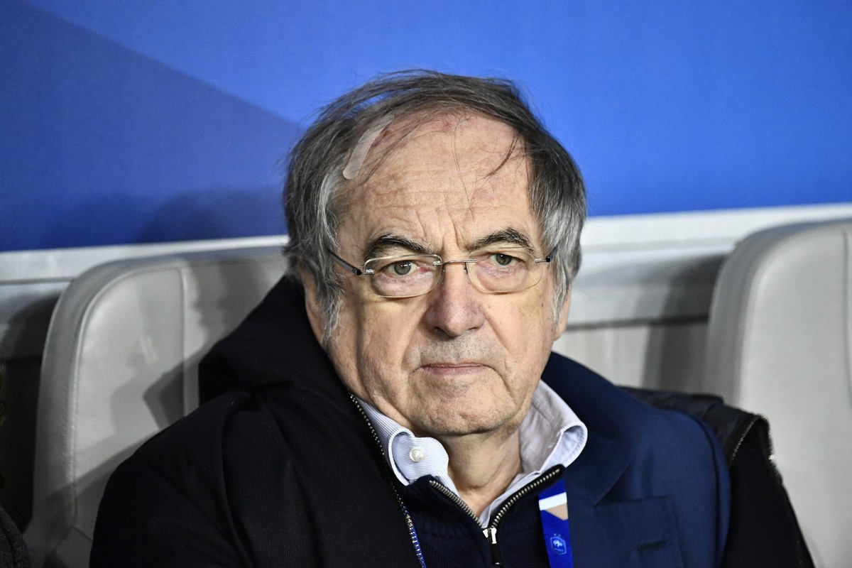 Noel Le Graet FOOTBALL : France vs Serbie - Match de Qualification Euro 2021 Feminin - Bordeaux - 09/11/2019 ThierryBreton/Panoramic PUBLICATIONxNOTxINxFRAxITAxBEL